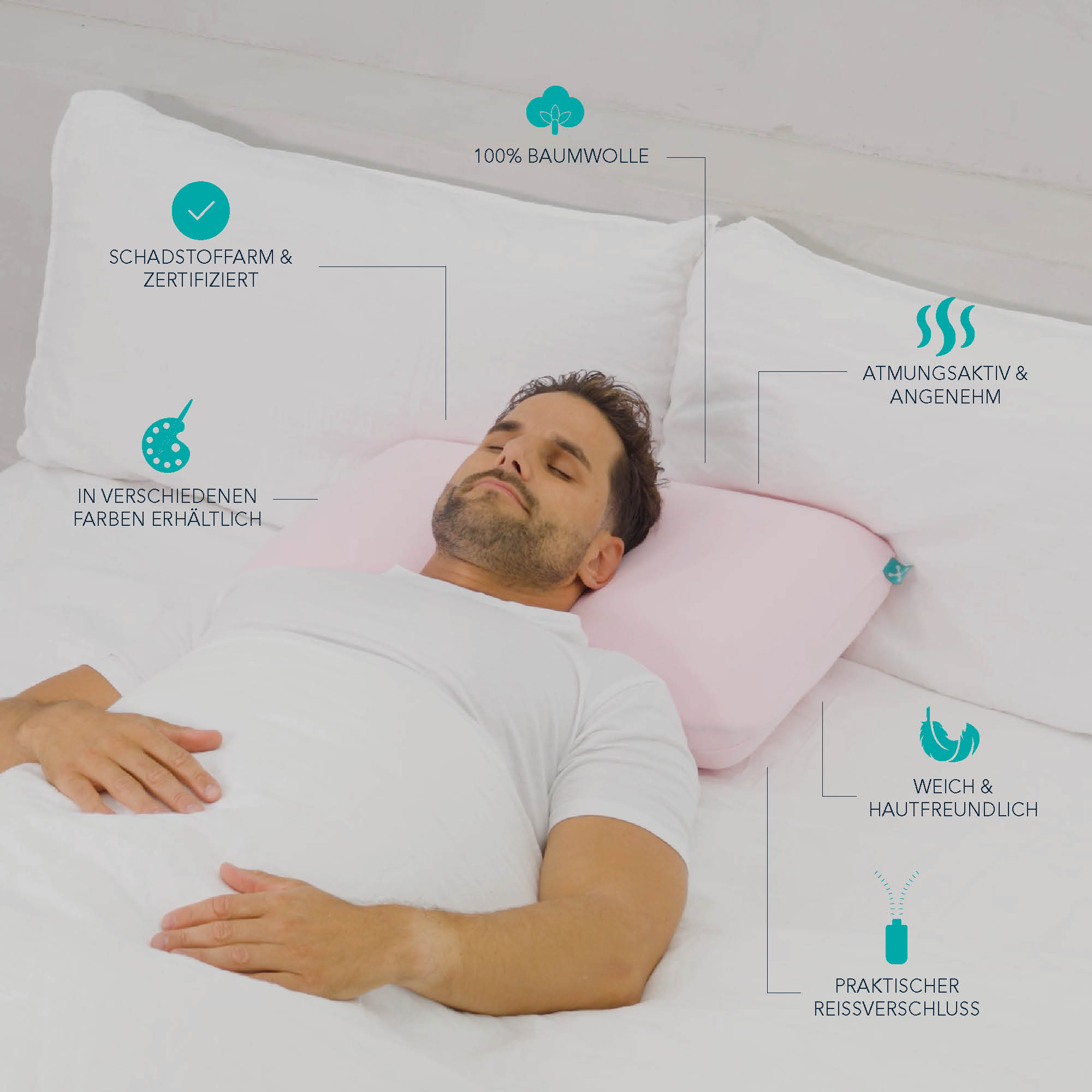 Federa per cuscino <tc>COMFORT</tc> <tc>PILLOW</tc>