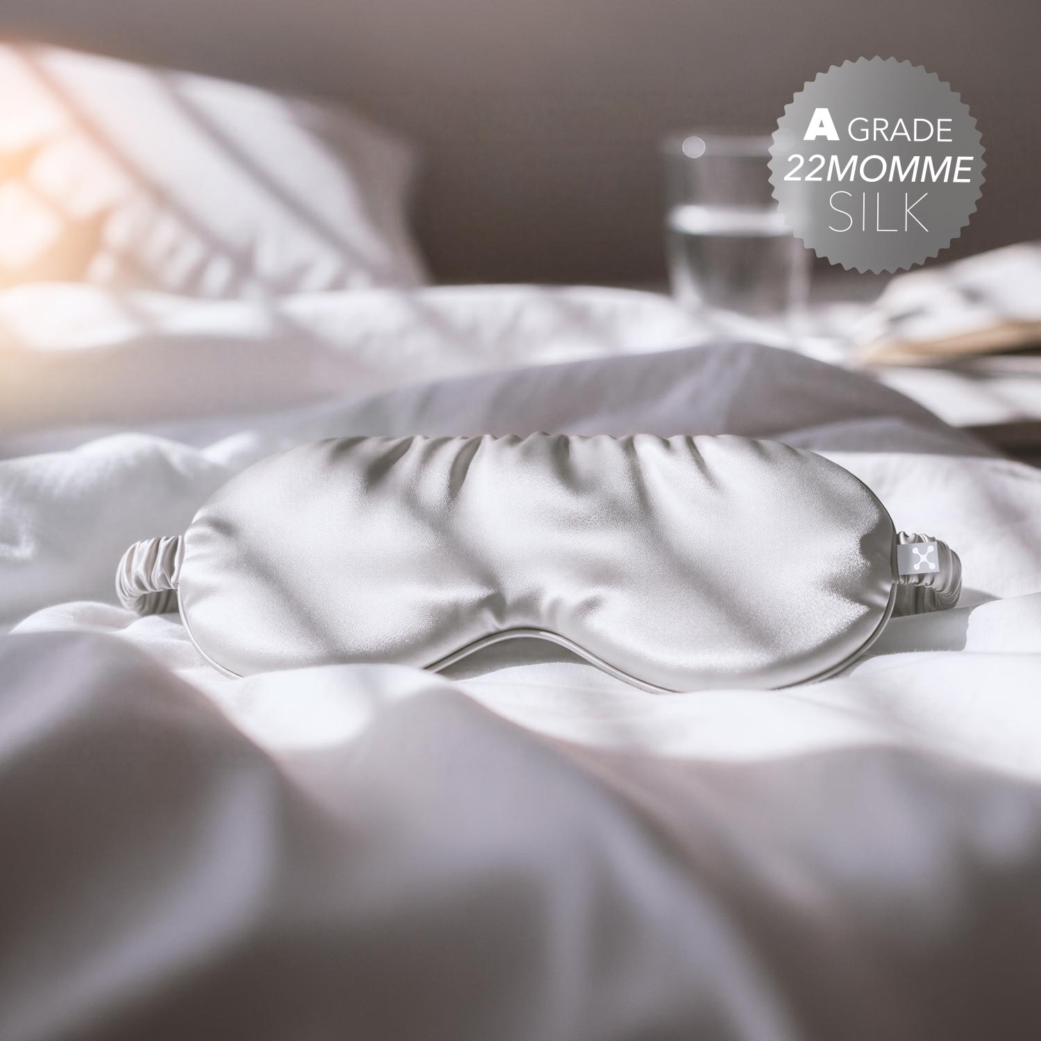 Maschera da notte in seta