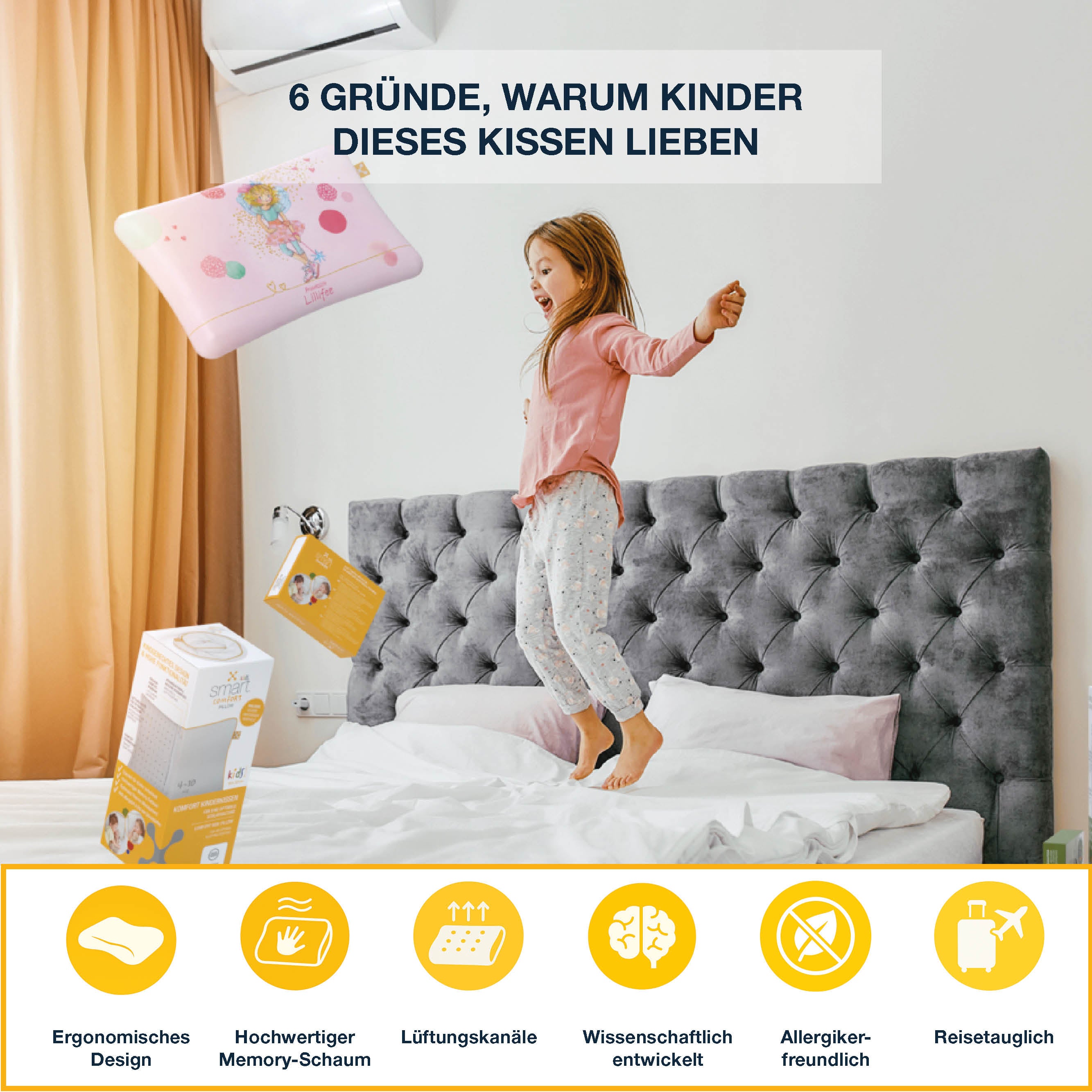 <tc>smart® KIDS COMFORT PILLOW</tc>