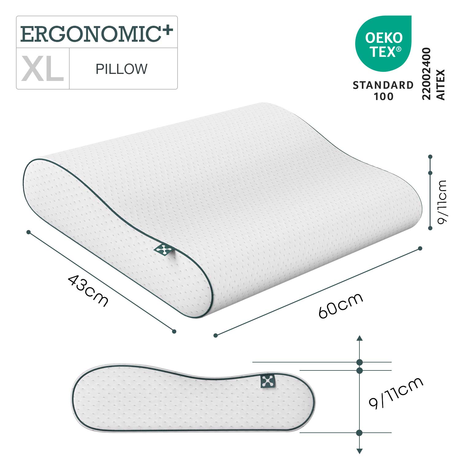 <tc>PILLOW</tc> <tc>ERGONOMIC</tc> smart®