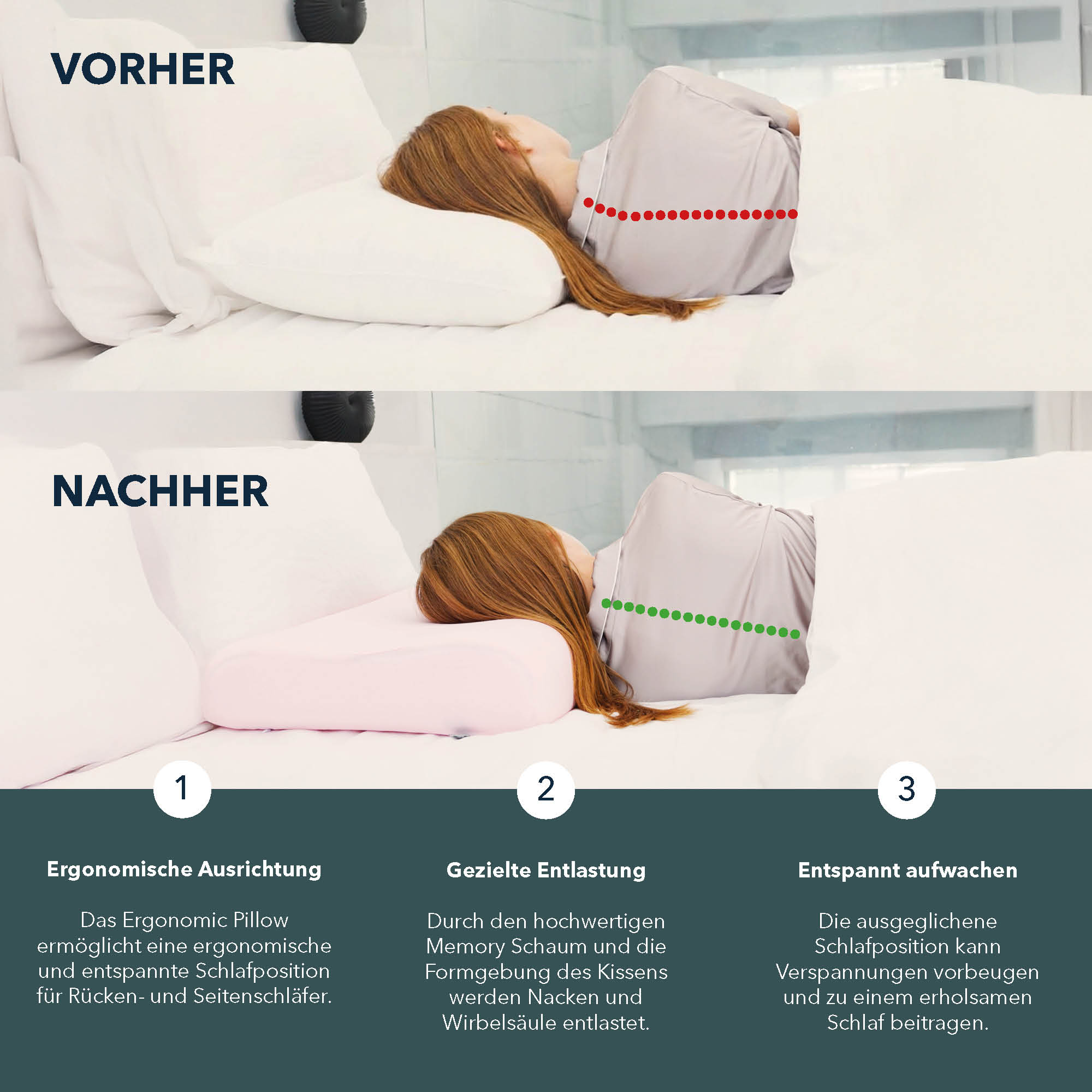 <tc>ERGONOMIC</tc> <tc>PILLOW</tc>