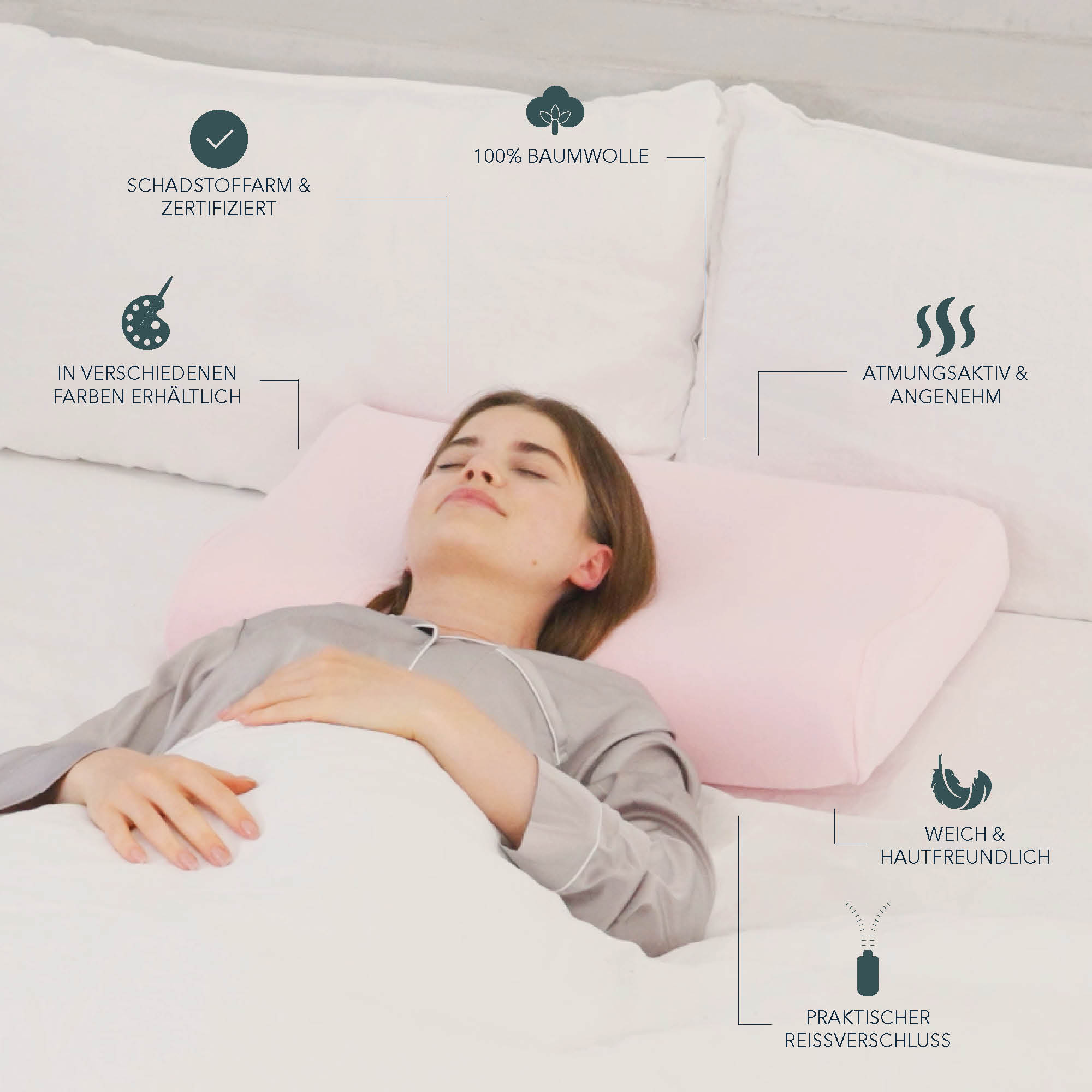 Kissenbezug für ERGONOMIC PILLOW